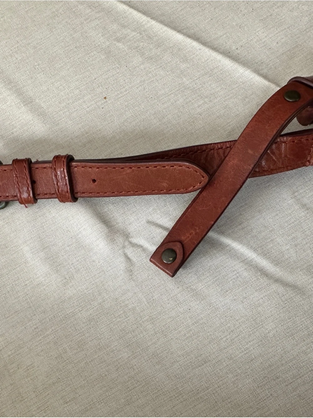 Frye Melissa Cognac Leather Crossbody Bag